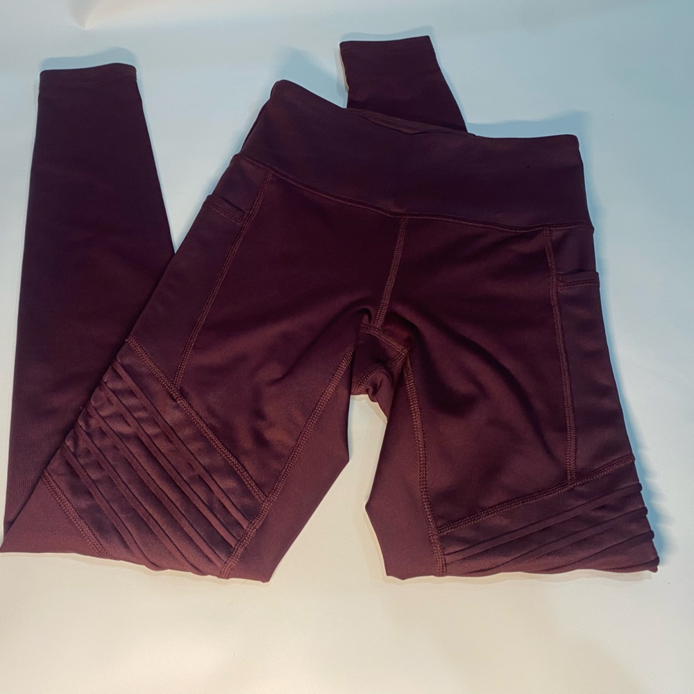 Fila Burgundy Leggings- womens size XS